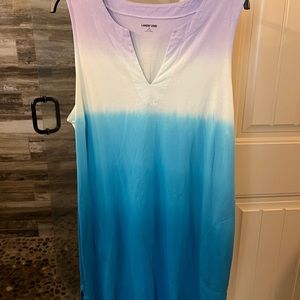 Beautiful Ombré dress or swimsuit coverup 2x!